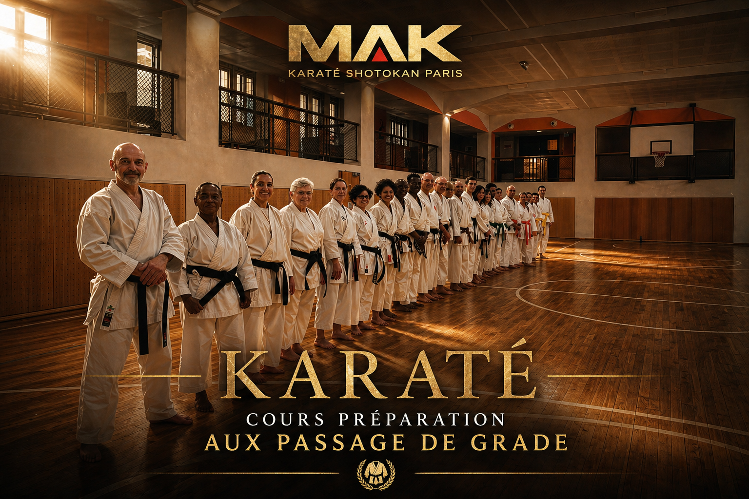 Préparation passage de grade de Karaté Paris Club Karaté Paris
